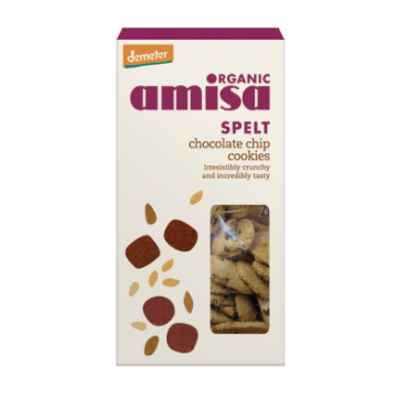 Amisa Spelt Chocolate Chip Cookies 150g